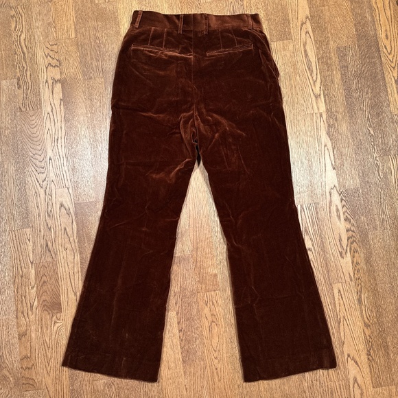 NWT Palm Angels Velvet Tailored Trousers Brown Boot Cut Pants Mens 48 US Medium - Picture 2 of 10